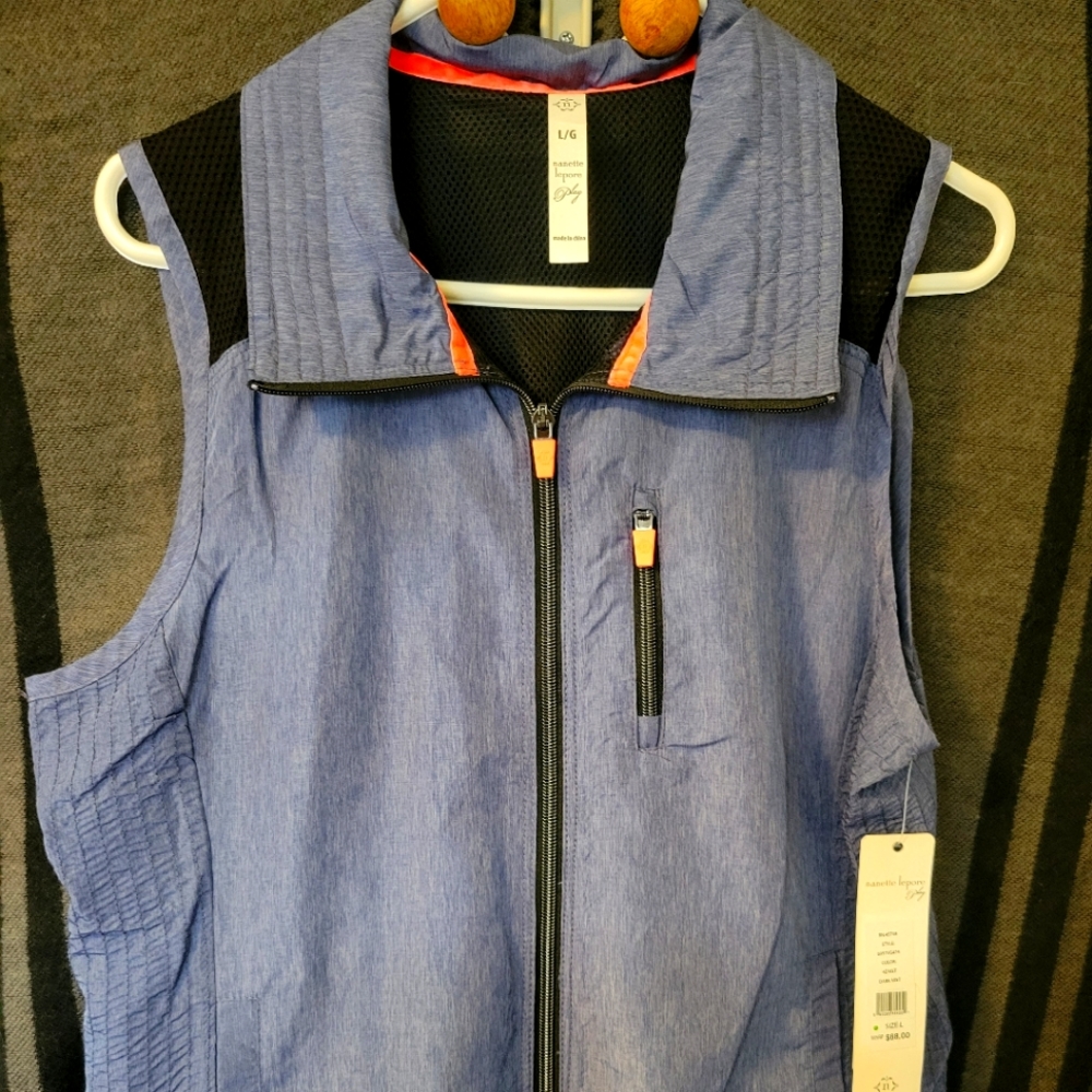 NWT Nanette Lepore Play vest (size L)